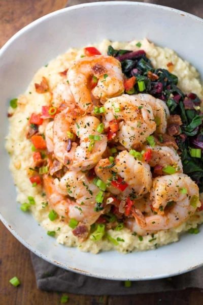 bowl-of-shrimp-grits-and-greens-600x900